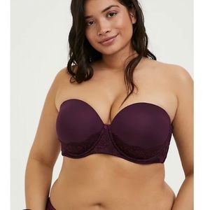 Torrid 40D Multi-way Strapless Push Up Bra NWT